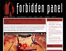 Tablet Screenshot of forbiddenpanel.com